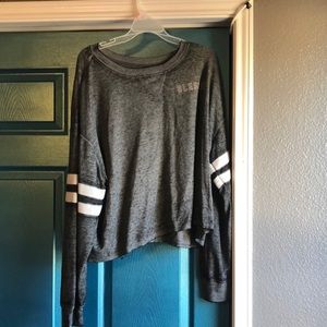 “Blessed” Long Sleeve Crop Top